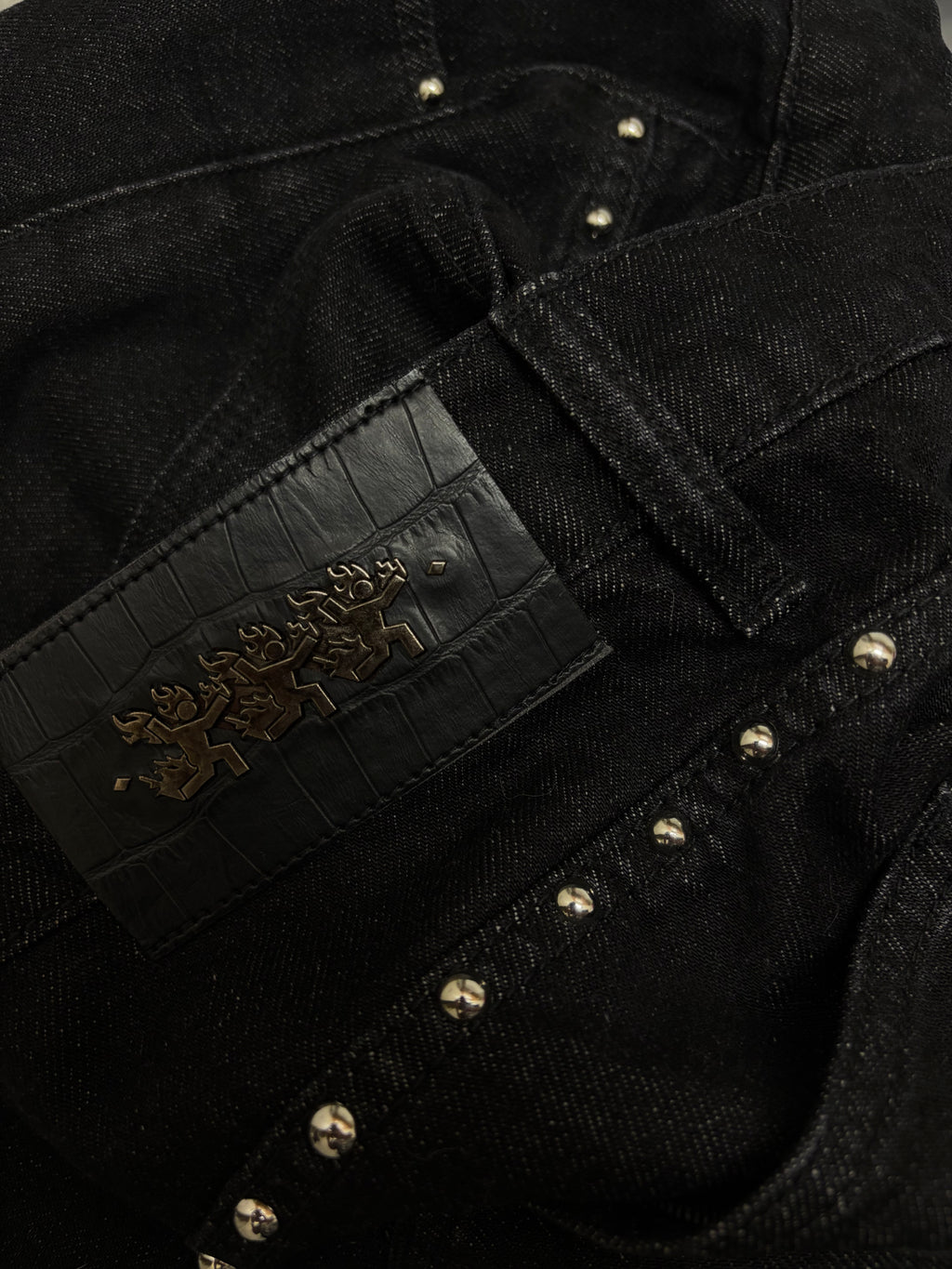 Hardware Denim Shorts