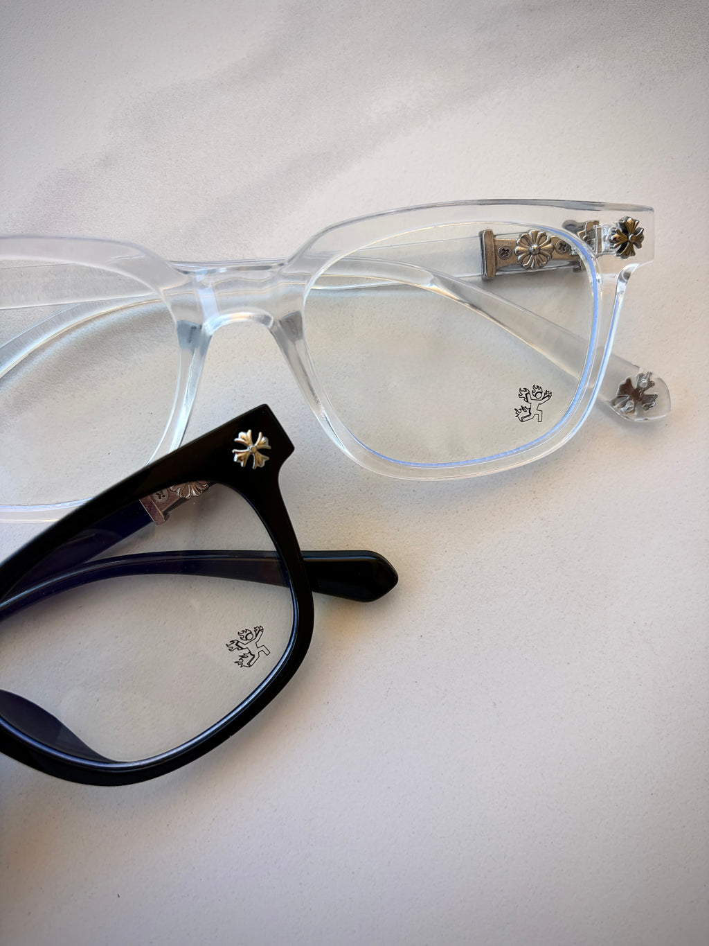 Chrome Man on Fire Glasses