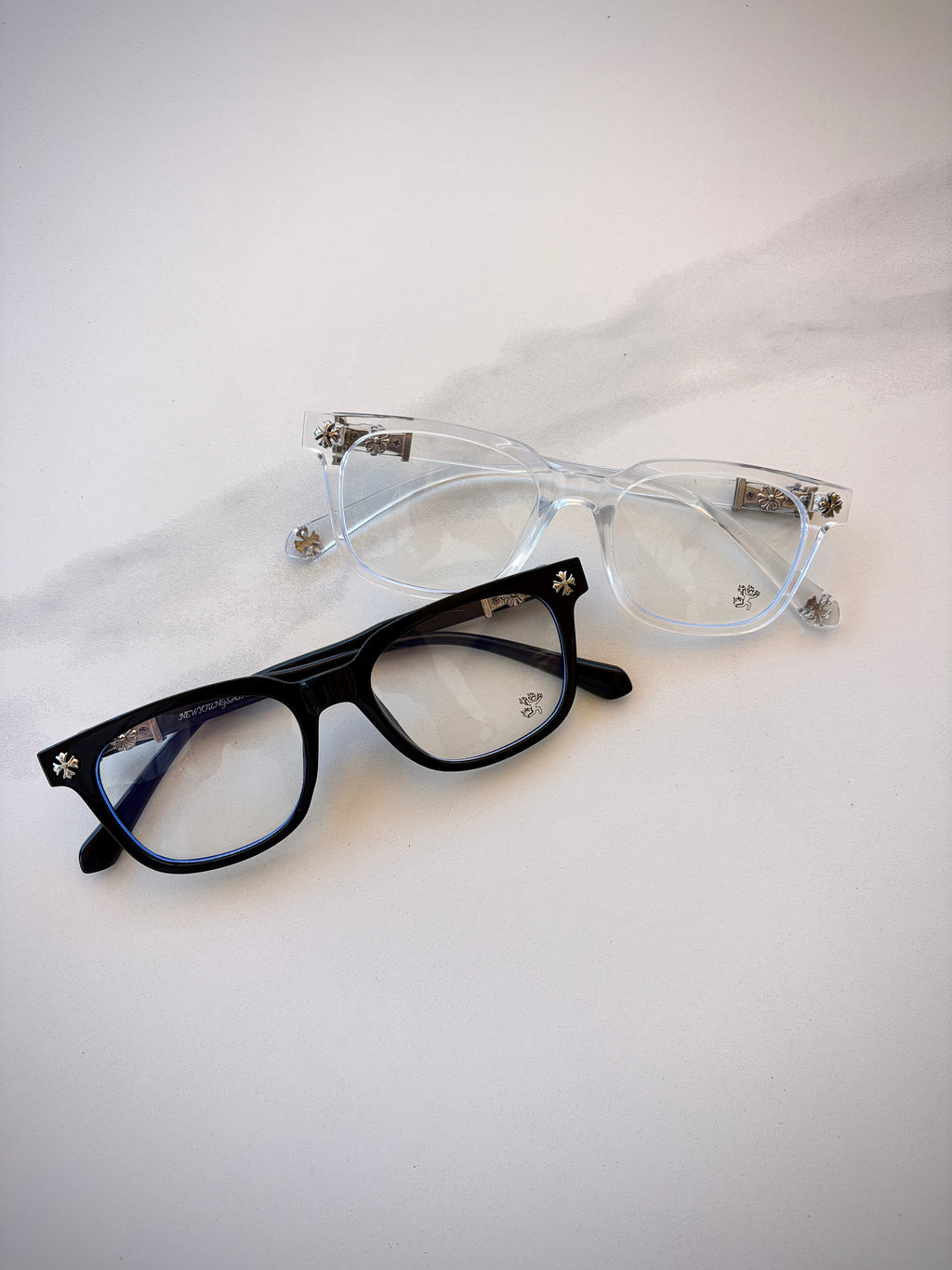 Chrome Man on Fire Glasses