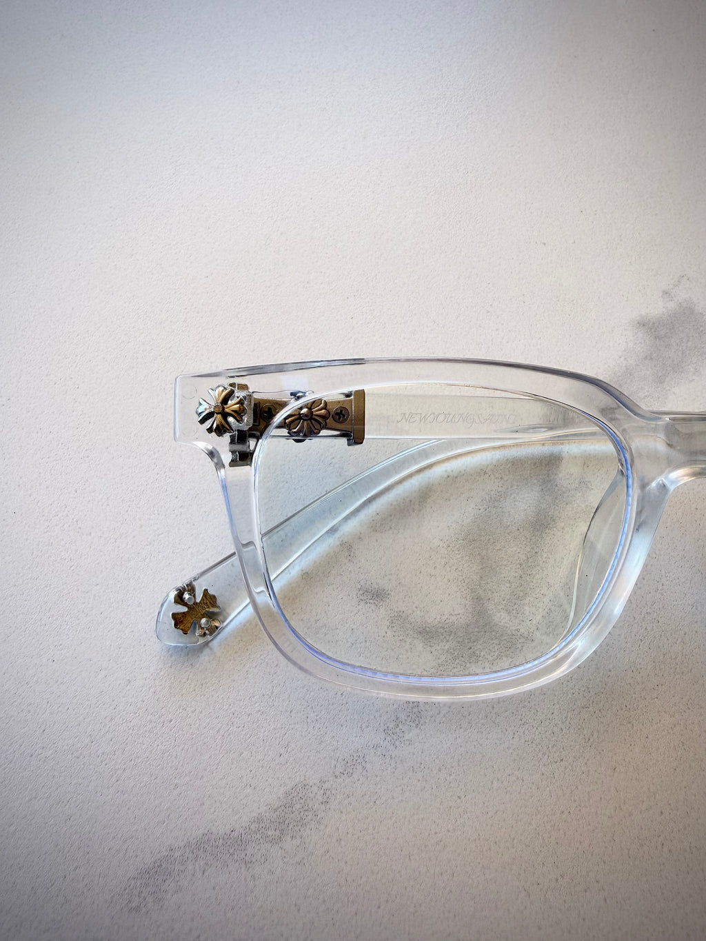 Chrome Man on Fire Glasses