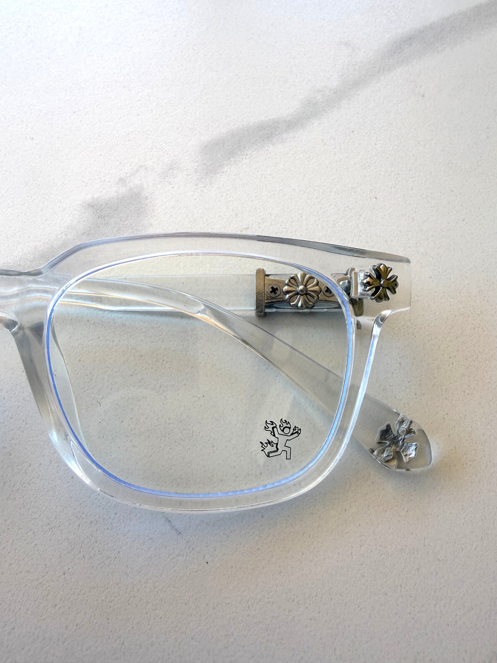 Chrome Man on Fire Glasses