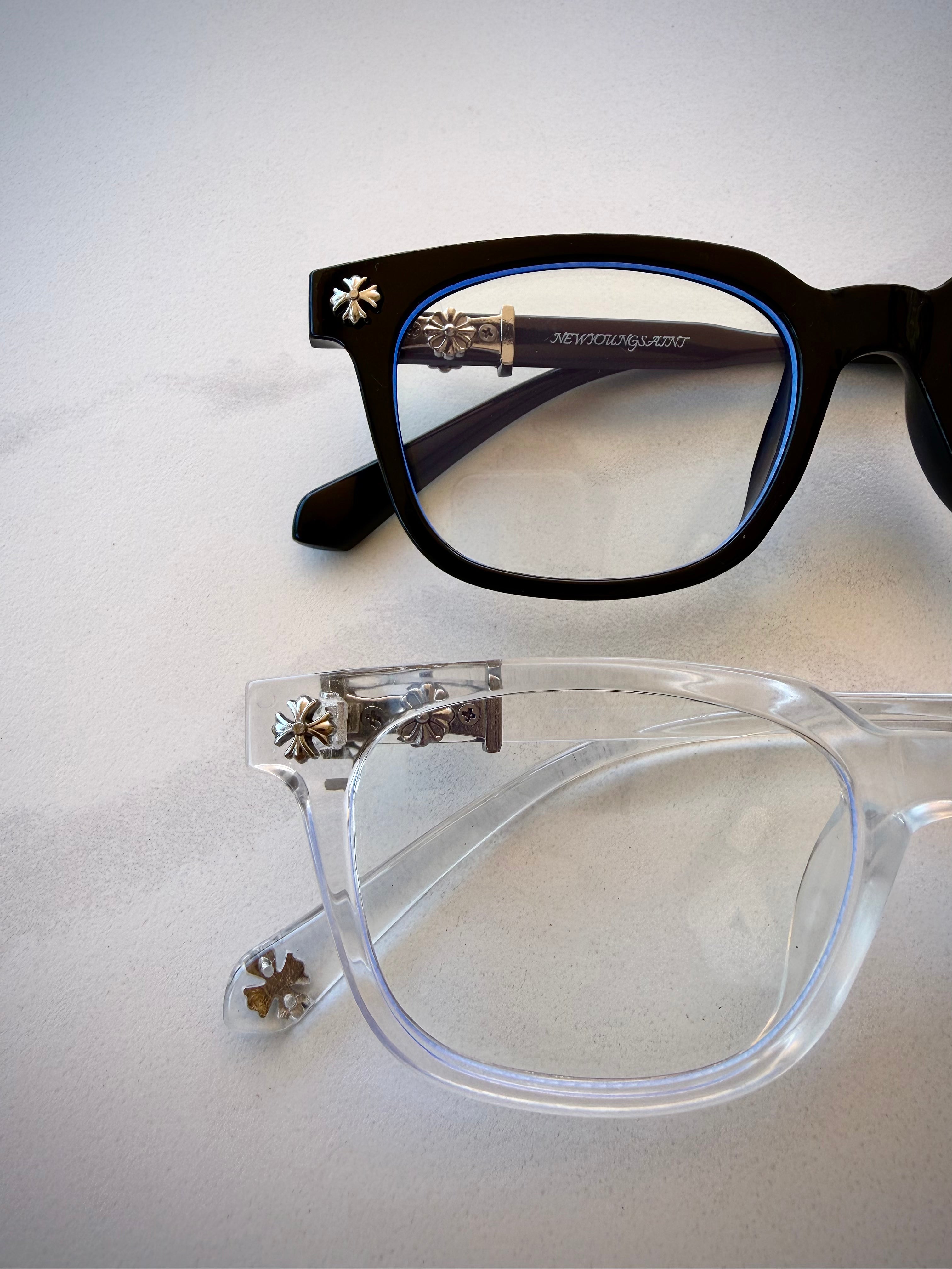 Chrome Man on Fire Glasses