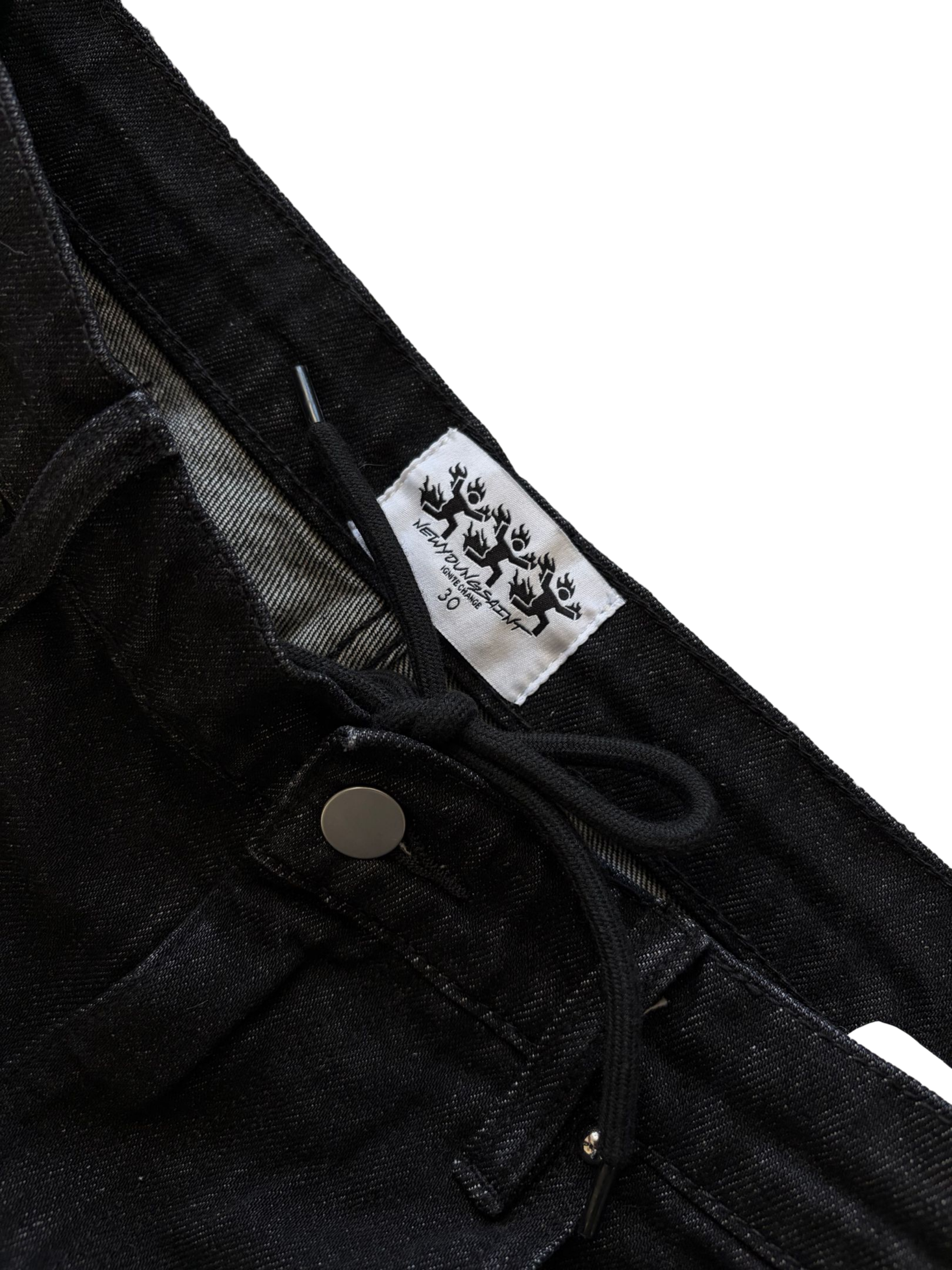 Hardware Denim Shorts