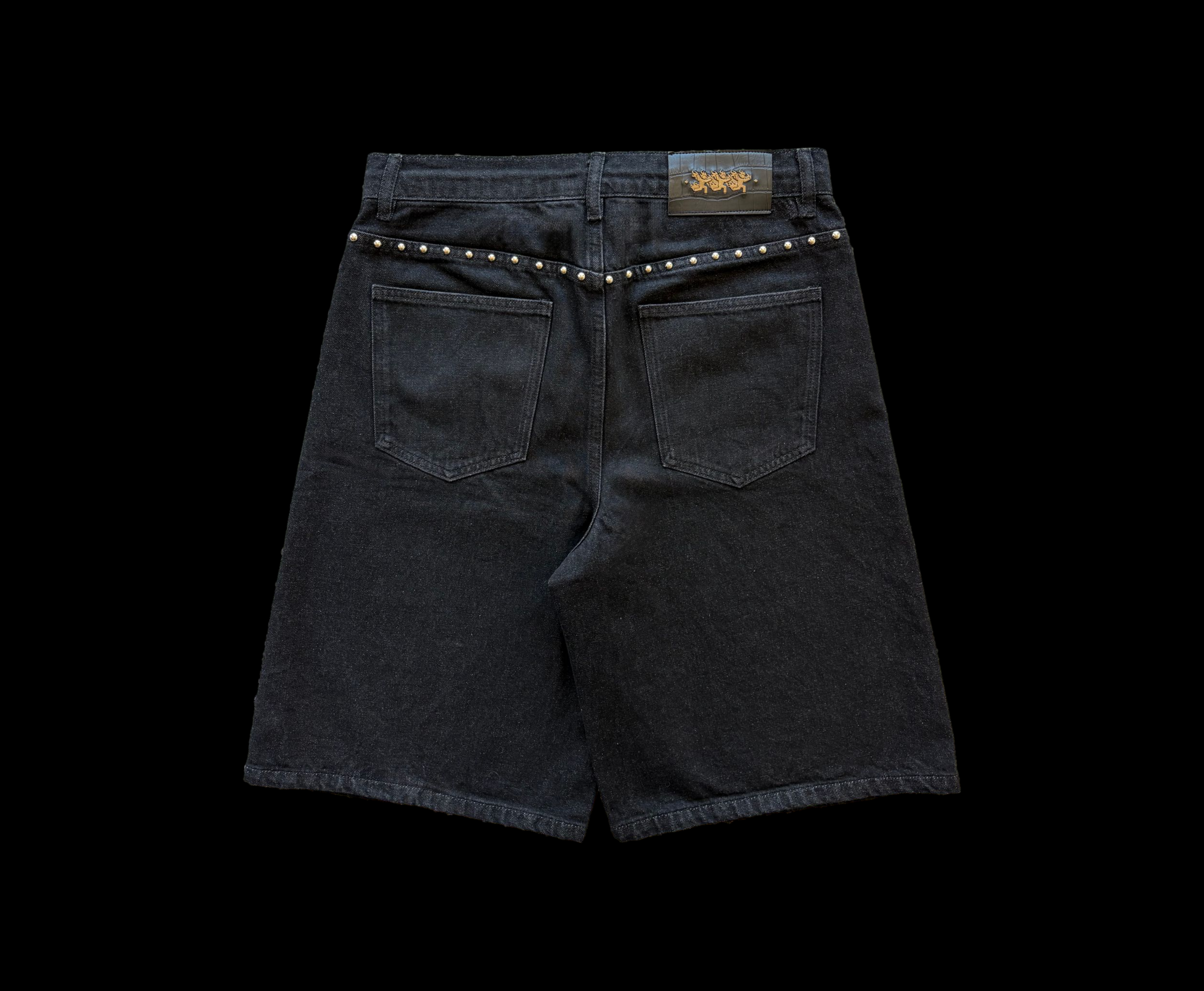 Hardware Denim Shorts
