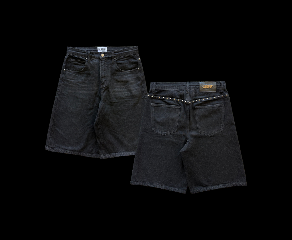 Hardware Denim Shorts