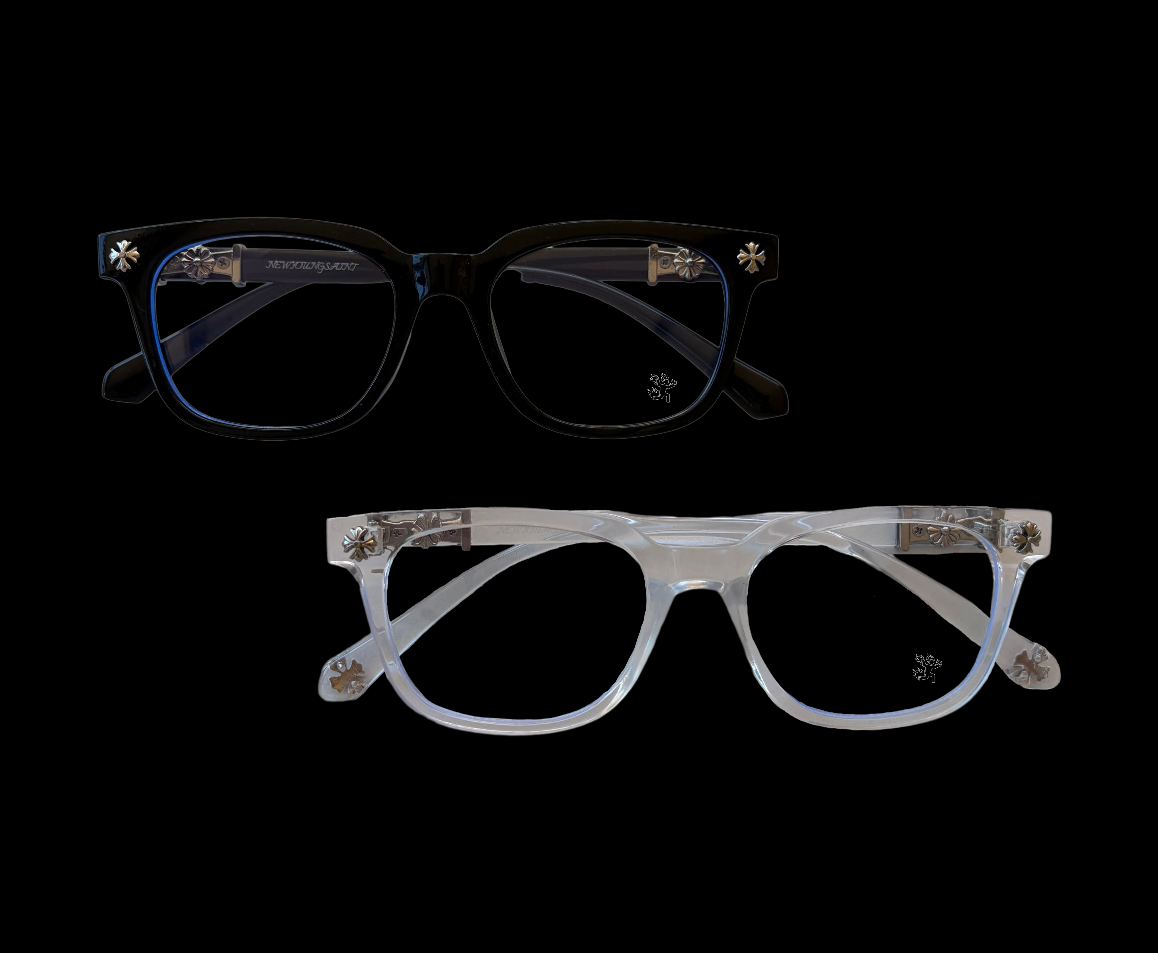 Chrome Man on Fire Glasses